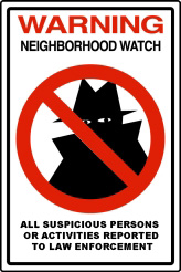 Neighborhood Watch sign