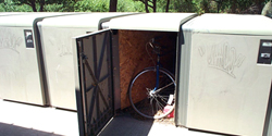 2009_Bike_locker_at_Metra_Sta