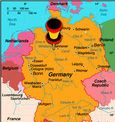 SchaumburgGermanyMap